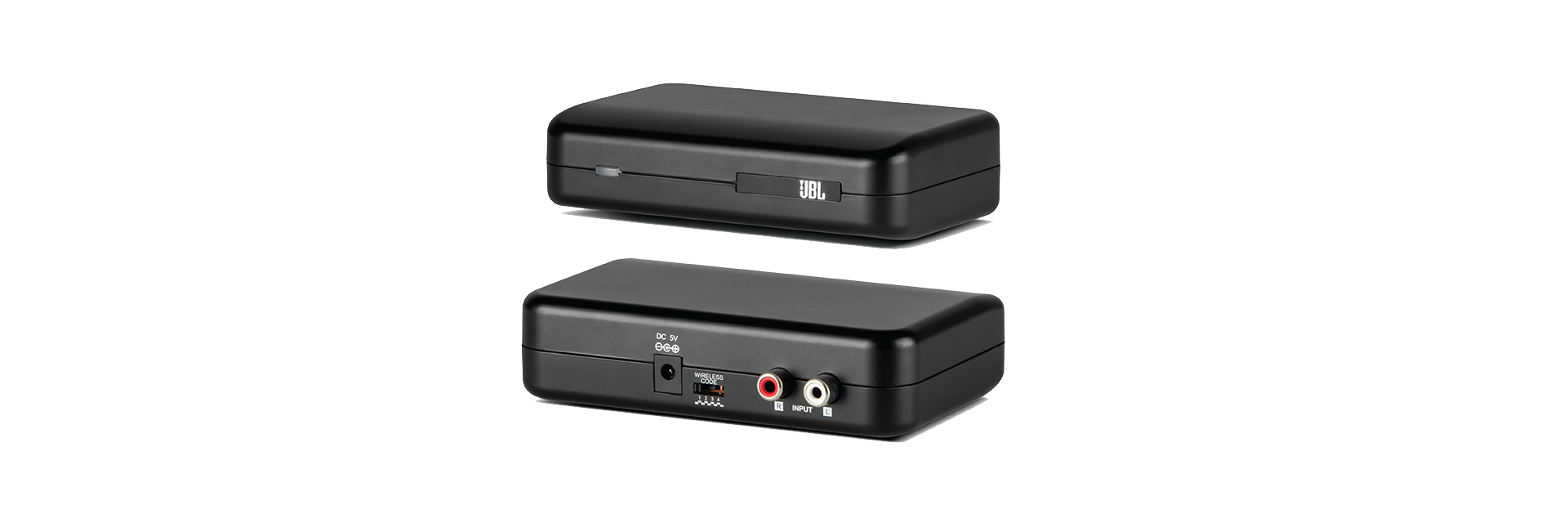 Included Wireless Transmitter allows for easy subwoofer placement
